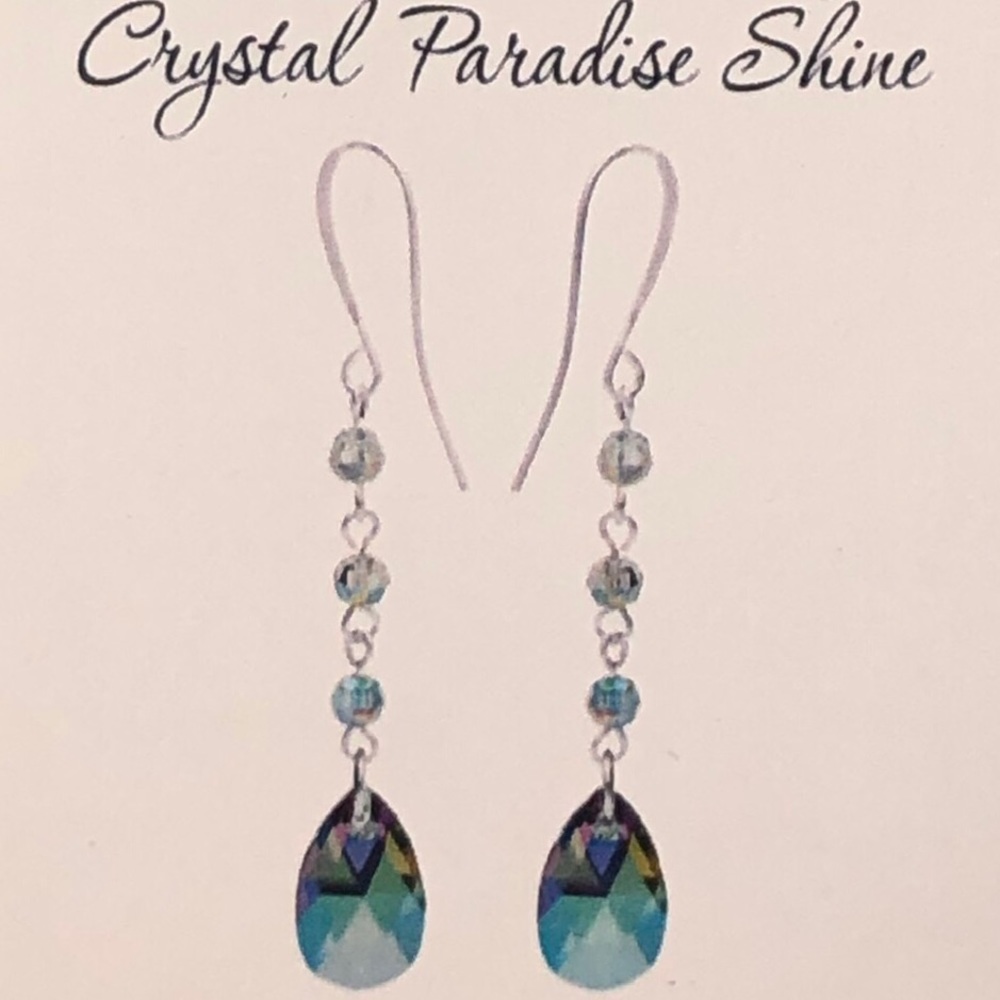 Swarovski drop dangle earrings